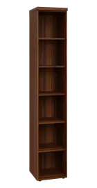 SIN 6 - 4N kancelářská skříň, nika, 2170x400x400, ořech královský